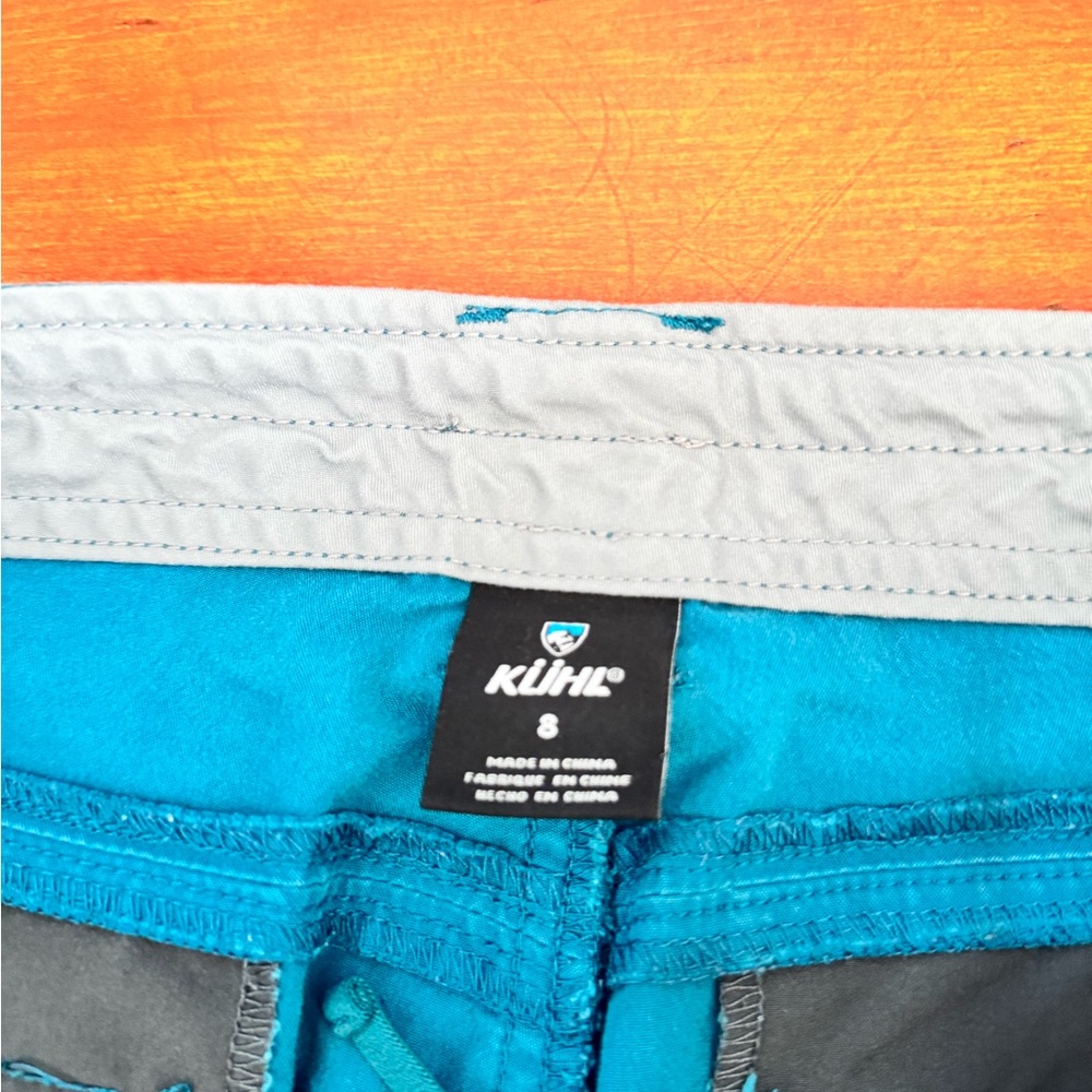 Womens Kuhl Teal Casual Shorts - Picture 4 of 4